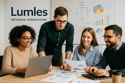 Lumles revenue operations team collaborating to optimize business processes Lumles revenue operations team collaborating to optimize business processes
